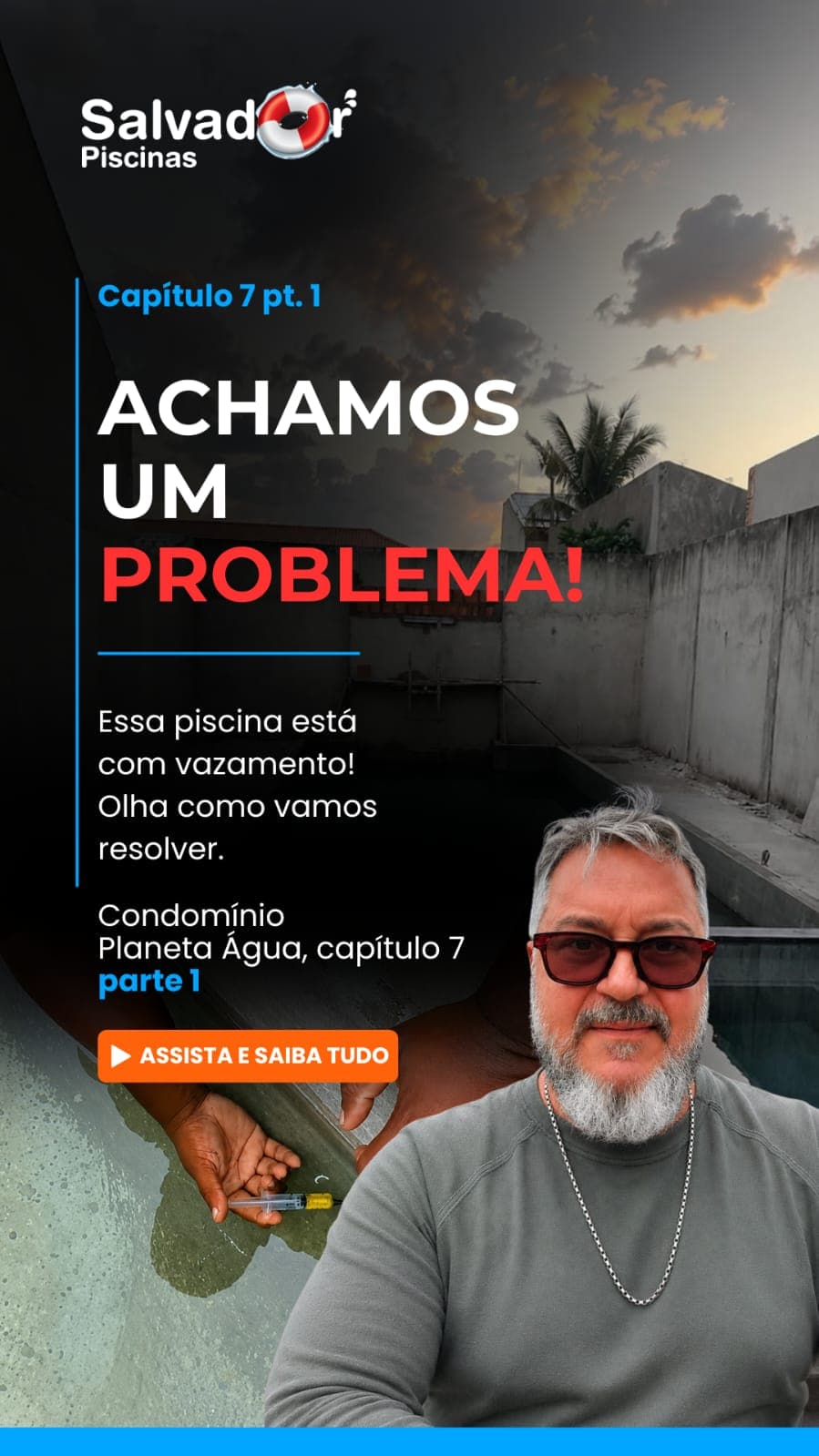 Conteúdo sobre reforma de piscina criado para Salvador Piscinas